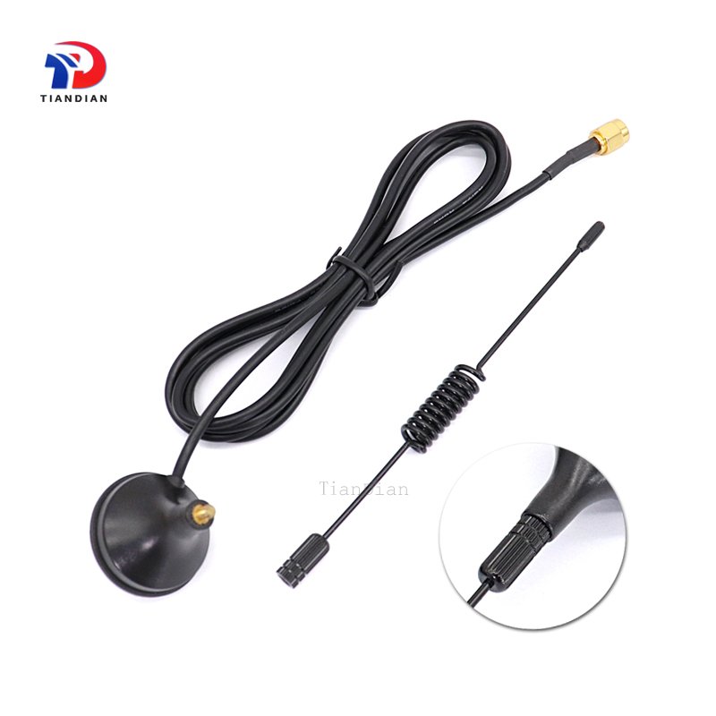 External Magnetic Base Omni Whip Spring 315MHz Sunker Antenna for Communication