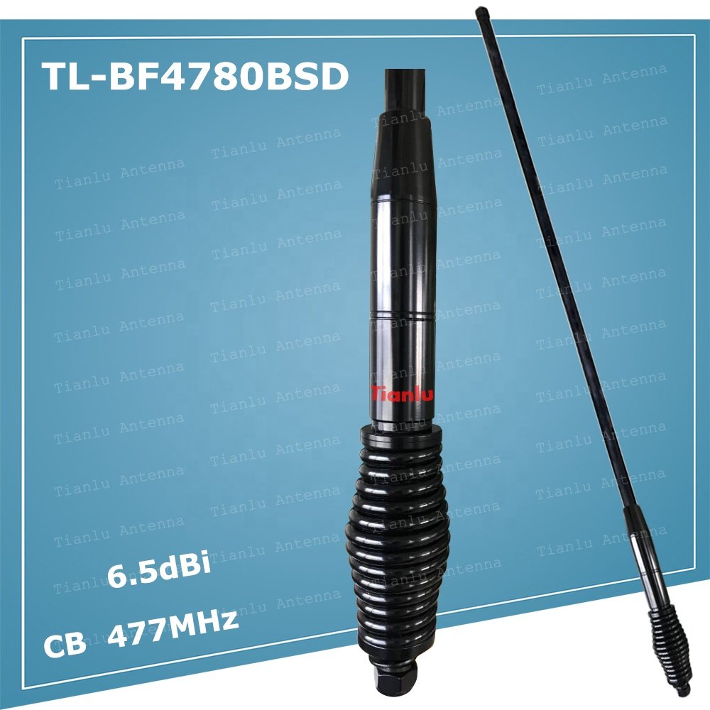 Bullbar off road heavy duty Dia. 5.5cm UHF CB 477MHz 6.5dbi big ferrule spring base antenna