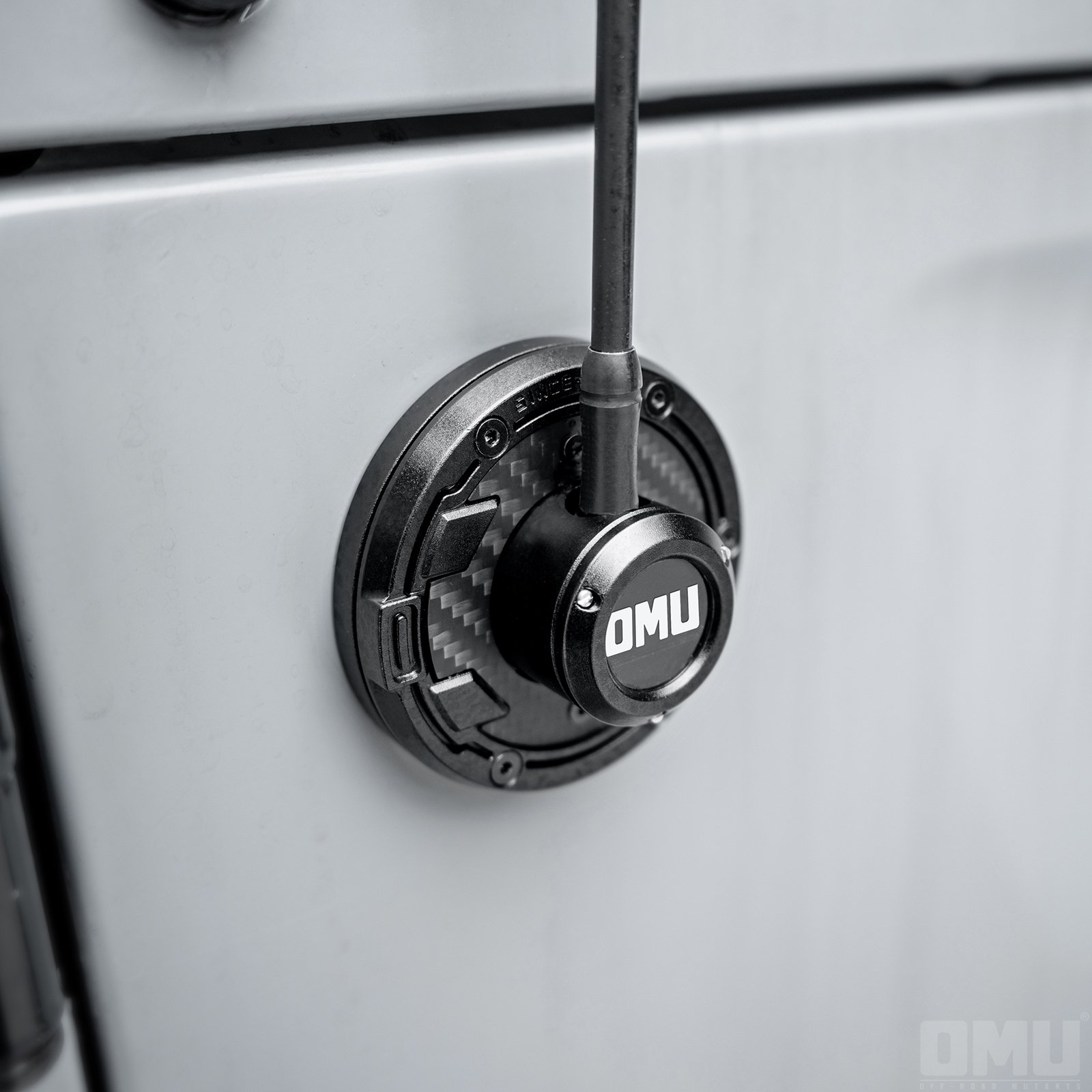 OMU Genesis Antenna Base Cover for Jeep Wrangler JK JL JT Manufacturer Made Exterior Accessories