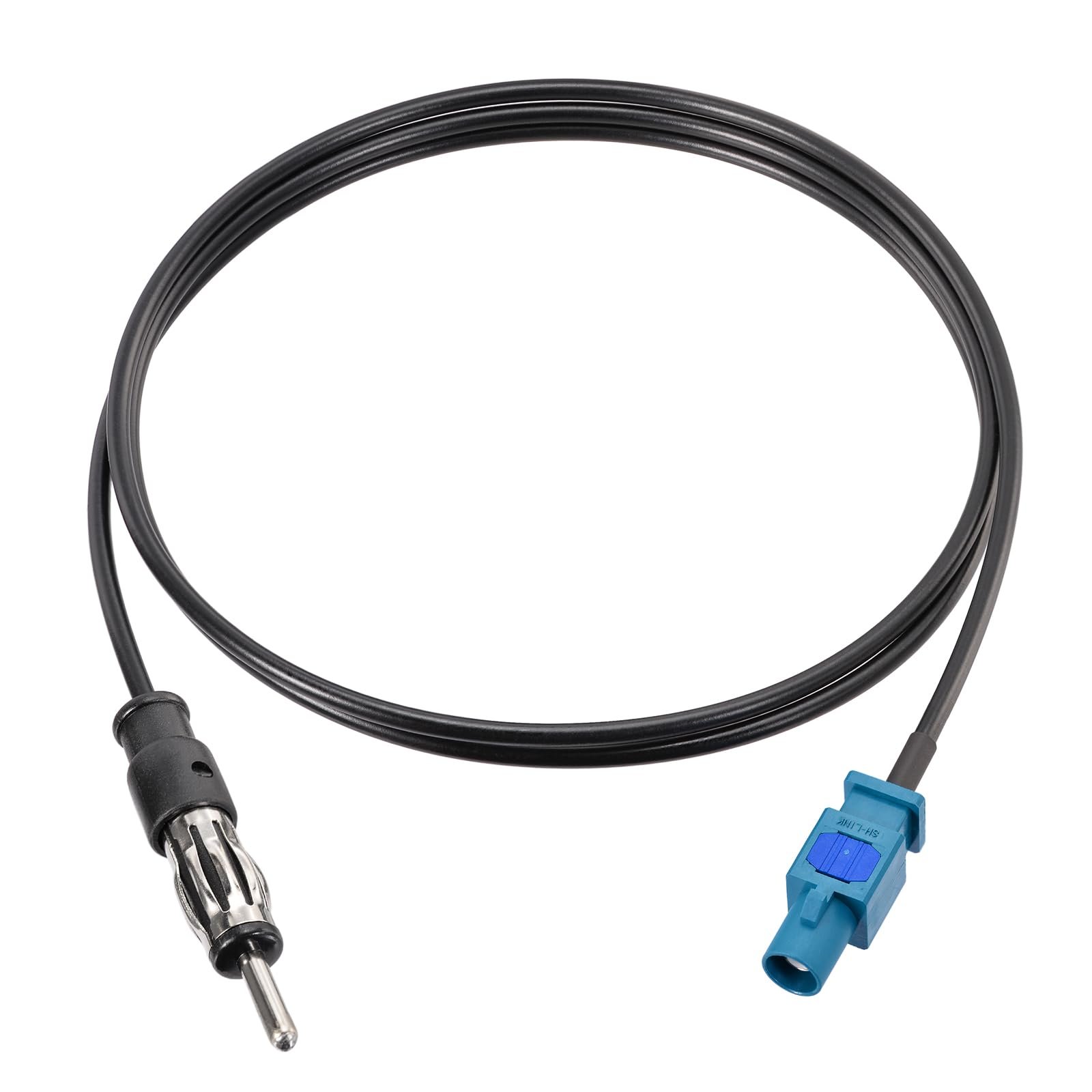 Universal Vehicle Car Stereo FM AM Radio Antenna Adapter Cable for Car Stereo Audio HD Radio Head Unit CD Media Player Receiver