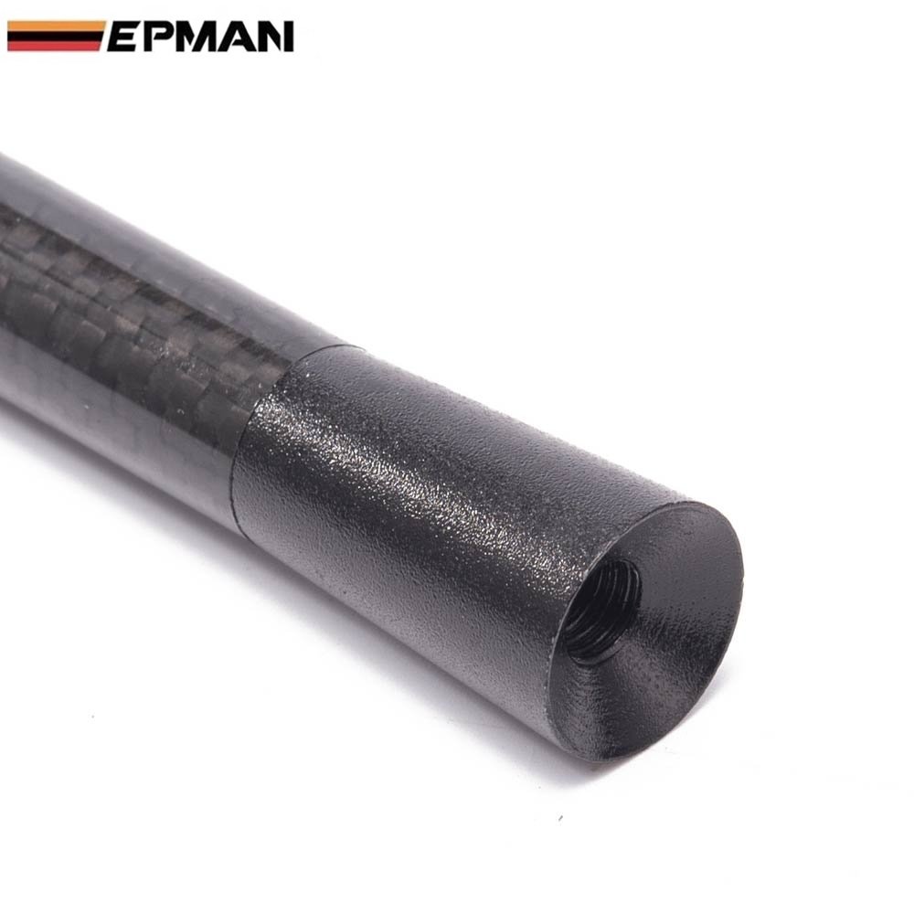 EPMAN Universal Car Black Antenna 3.5cm 8cm 12cm Truck Shark Fin Roof Decorative Dummy Carbon Fiber Aerial EP-TX001-TX002-TX005