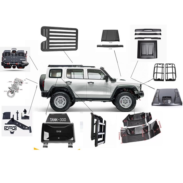 4x4 tank Accessories 300 off Road Set Engine Hoods Lift Kit Upgrade Kit Accessories Parts