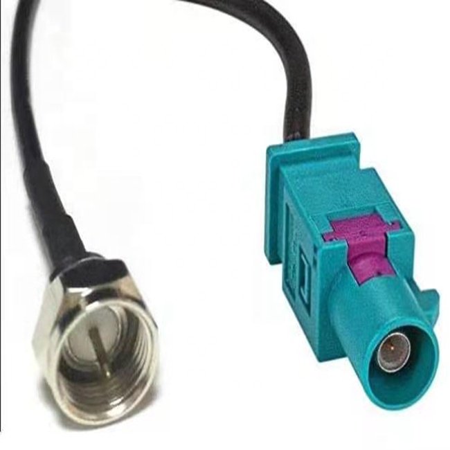 Fakra Car Antenna Connector Fakra Z Male to F Male Connector with RG174 Coaxial Cable