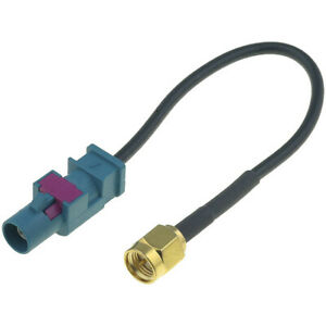 Fakra Car Antenna Connector Fakra Z Male to F Male Connector with RG174 Coaxial Cable
