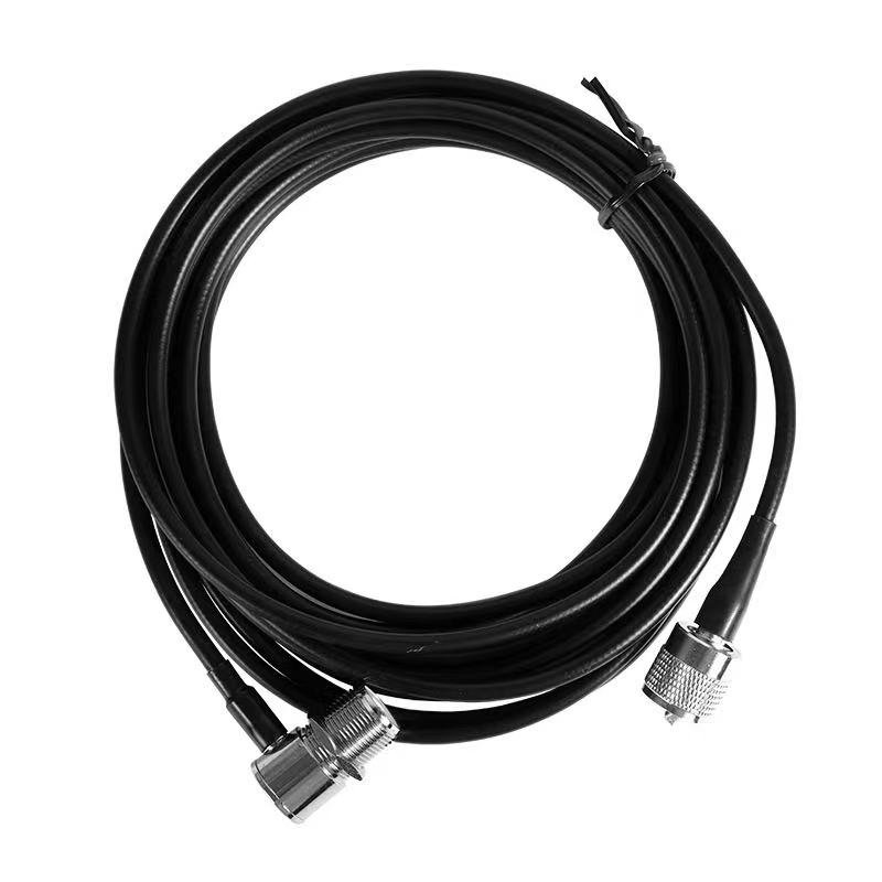 PL259 Antenna Connector Coaxial Extend Cord Cable SO239 5M 16ft for Car Radio Walkie Talkie