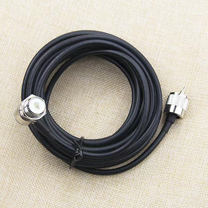 PL259 Antenna Connector Coaxial Extend Cord Cable SO239 5M 16ft for Car Radio Walkie Talkie