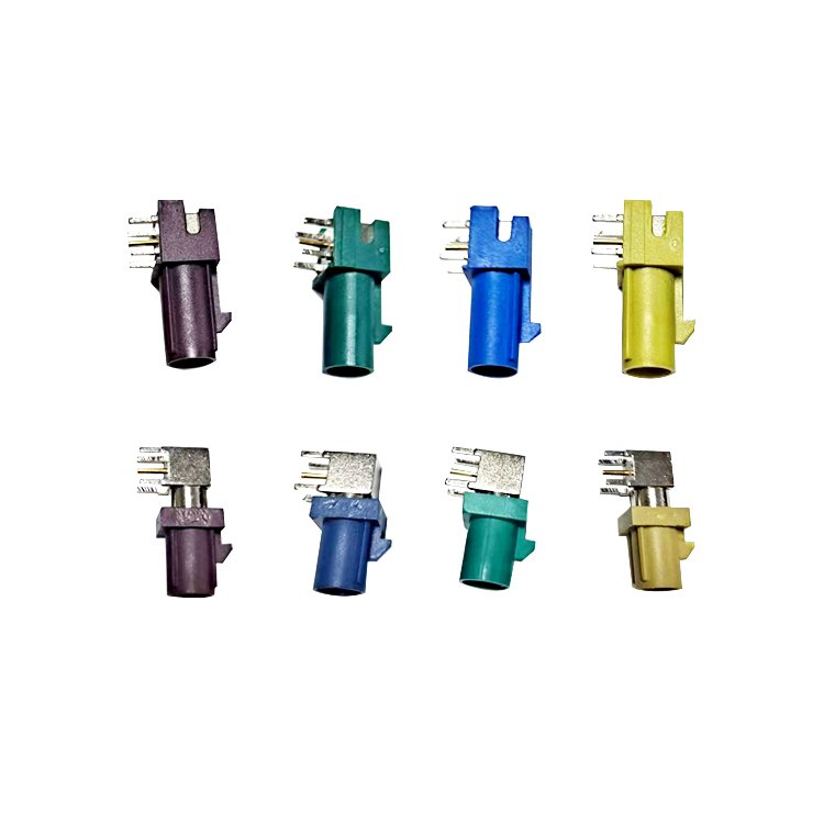 Fakra Cable Connector 4-Pin SMB Male Female Jack MINI Z B D Code for GPS Antenna Auto Connectors Category