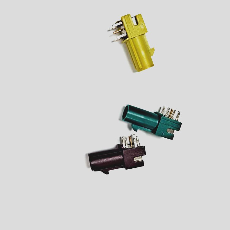 Fakra Cable Connector 4-Pin SMB Male Female Jack MINI Z B D Code for GPS Antenna Auto Connectors Category