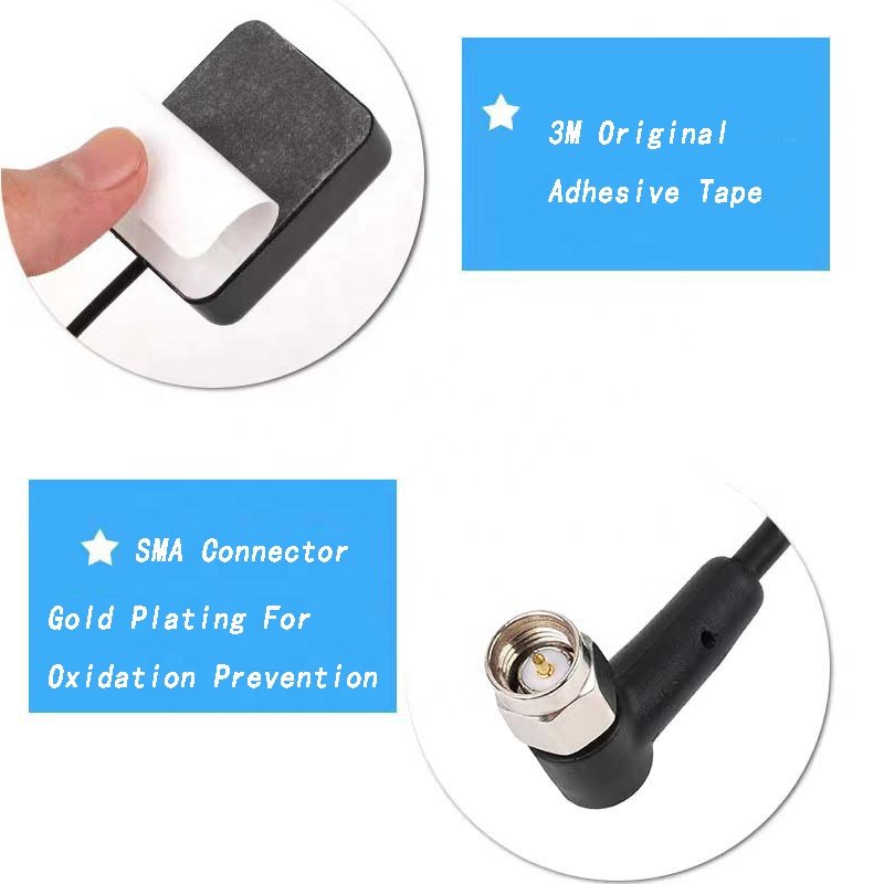 Custom High Gain Beidou GPS Navigation Antenna 28dbi External Car GPS Antenna With magnetic Base