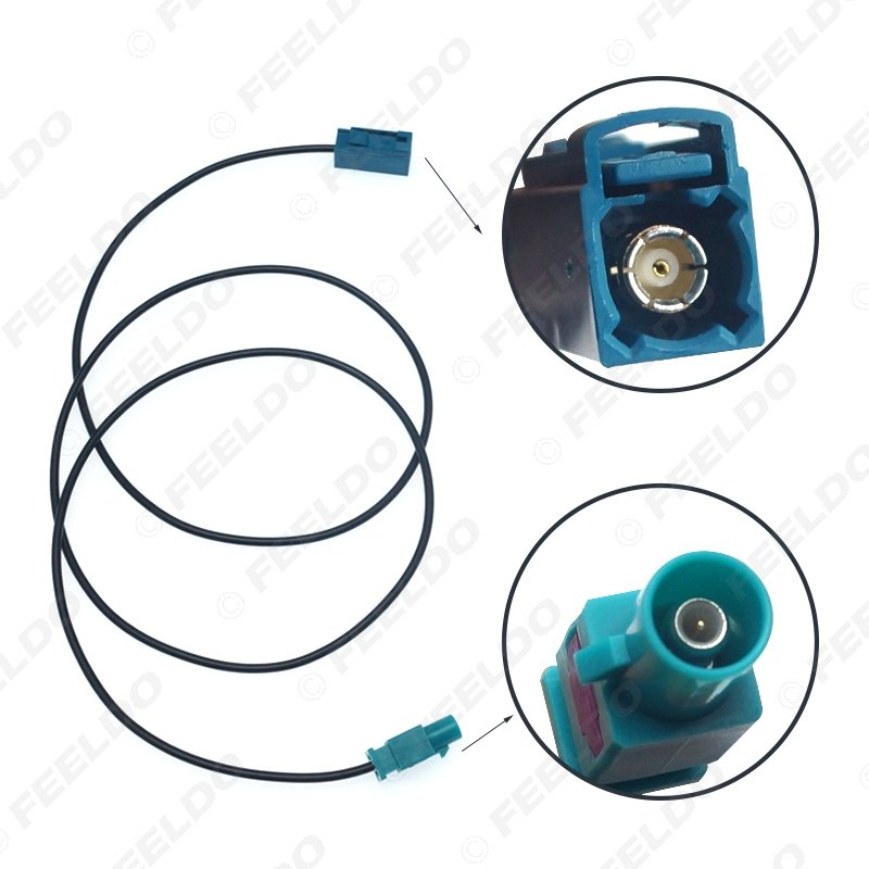 Single Female Fakra to Female Fakra Antenna Extension Cable for Car Stereo Head Unit With Optional Length 300CM