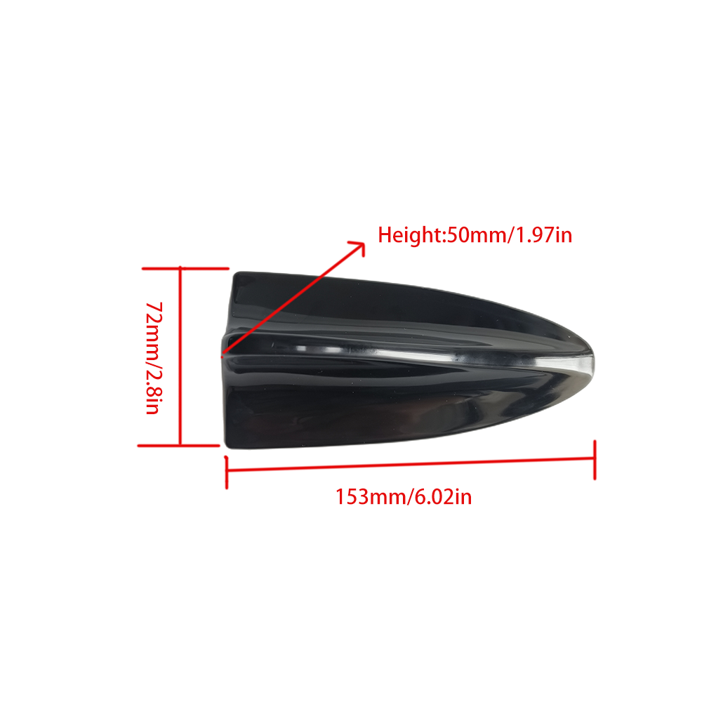 Car Decoration Antenna Plastics Shark Fin Roof Mounted Antenna