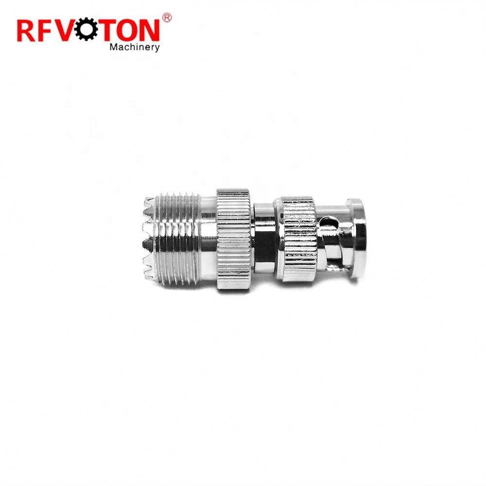 BNC to UHF Adapter BNC Male to SO239 UHF Female Jack RF Coax Coaxial Connector Convertor for Antennas