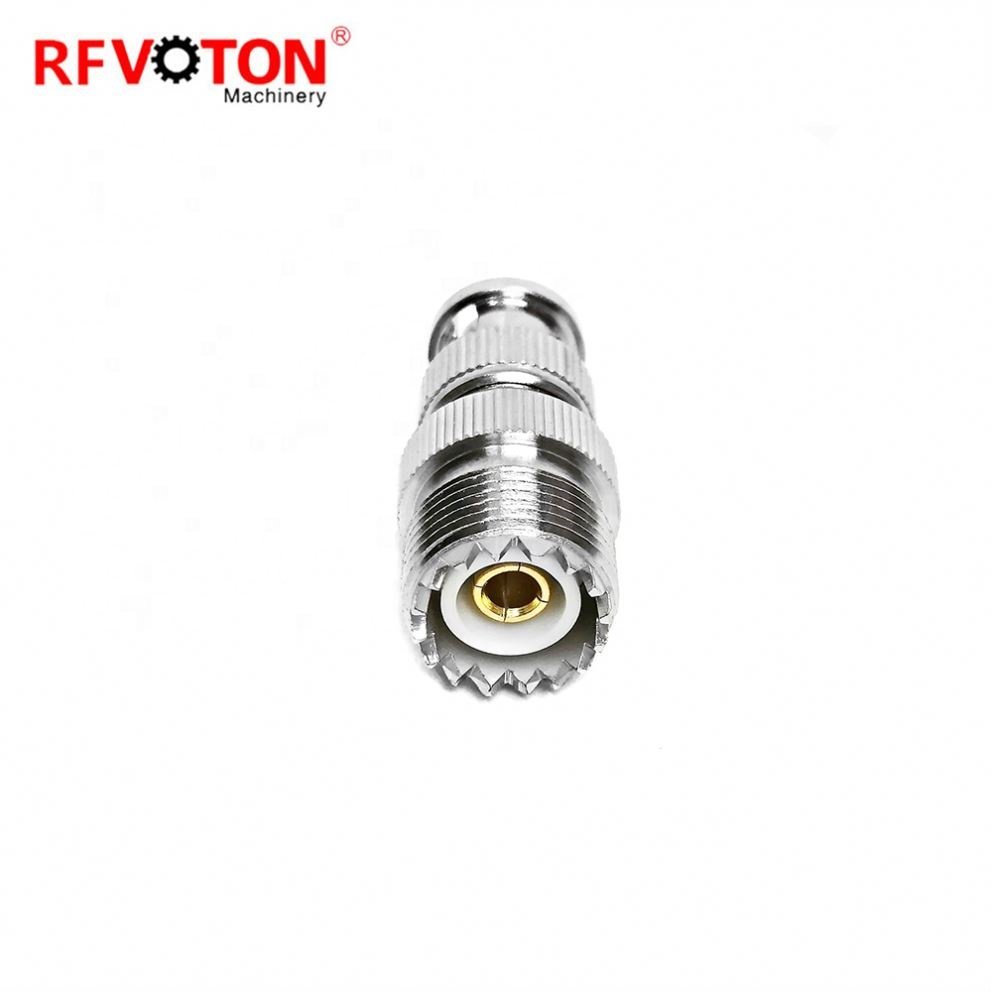 BNC to UHF Adapter BNC Male to SO239 UHF Female Jack RF Coax Coaxial Connector Convertor for Antennas