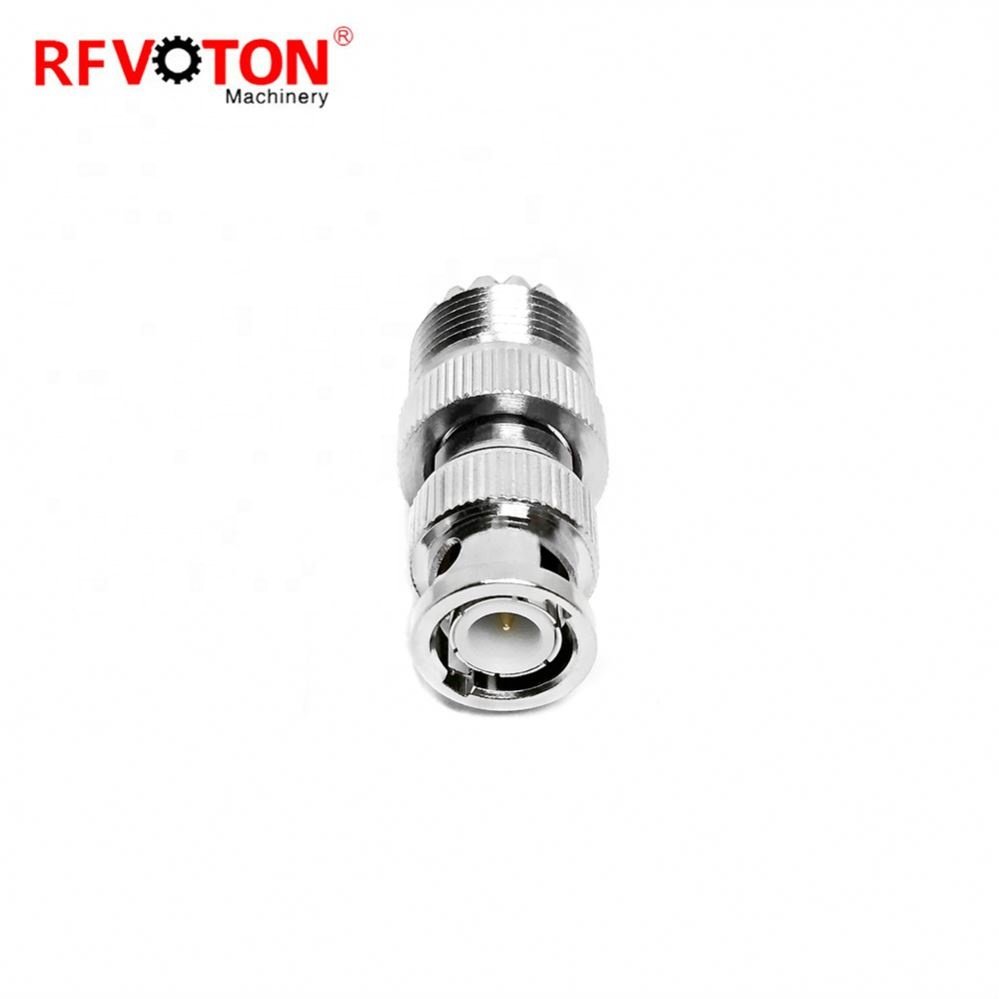 BNC to UHF Adapter BNC Male to SO239 UHF Female Jack RF Coax Coaxial Connector Convertor for Antennas