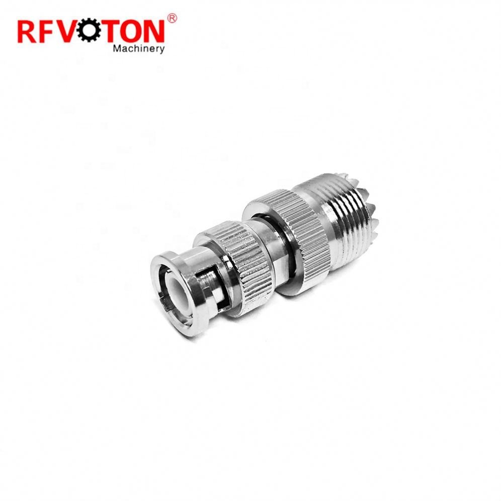 BNC to UHF Adapter BNC Male to SO239 UHF Female Jack RF Coax Coaxial Connector Convertor for Antennas