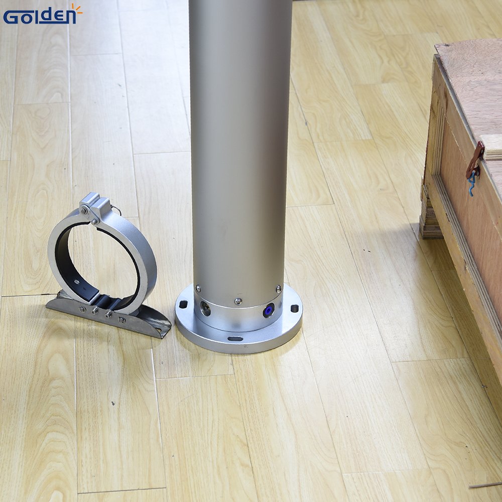 Golden Telescopic Mast Manufacturers Vertical Telescopic Masts with Saddle Clamp