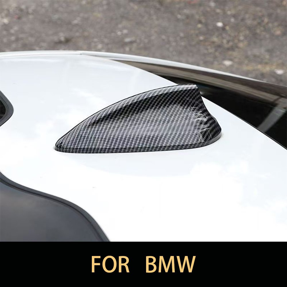 Car Radome Paste Style Carbon Fiber Shark Fin Antenna Cover for BMW F10 F30 X1 X3 X4 X5 2