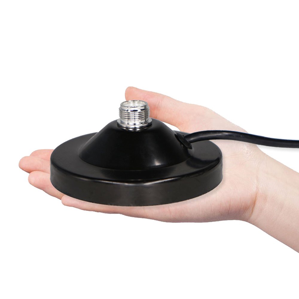 13cm Chassis Diameter Magnet With PL259 Port 5m Feeder Cable Walkie Talkie Mobile Transceiver Magnetic Antenna Base Radio JM-A03