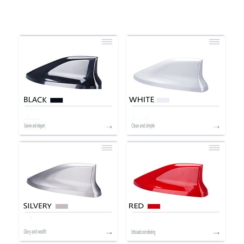 Modified Toyota Asia Dragon Camry Roof Shark Fin Style Signal Car Antenna