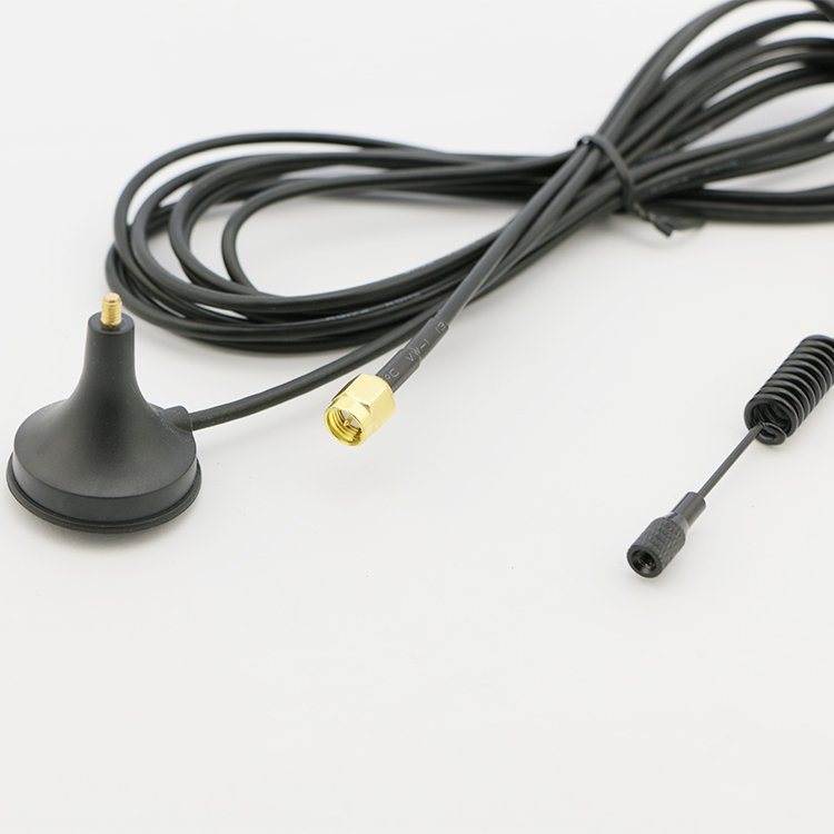 Magnetic Sucker LTE 4G Antenna with 3 Meters RG174 Cable SMA Connector