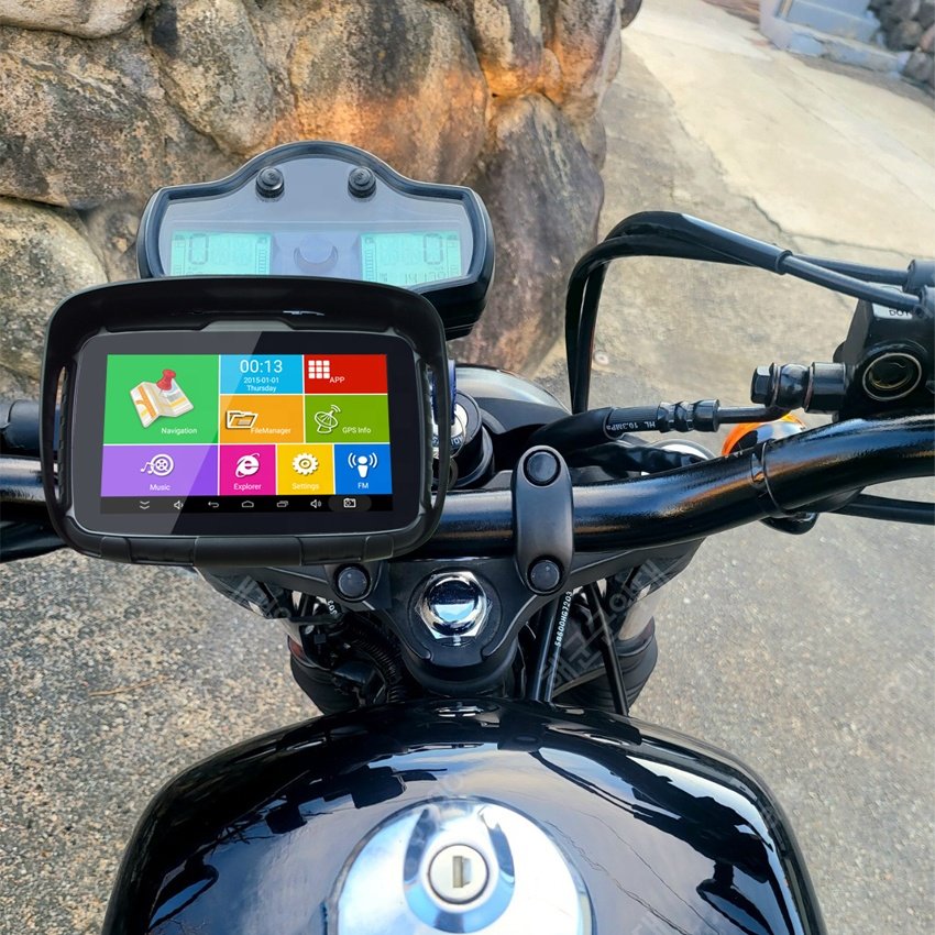 5 Inch Android GPS Navigator with Touch Screen BT Connectivity Multi-Functionality for Car Portable Use 1-Year Warranty