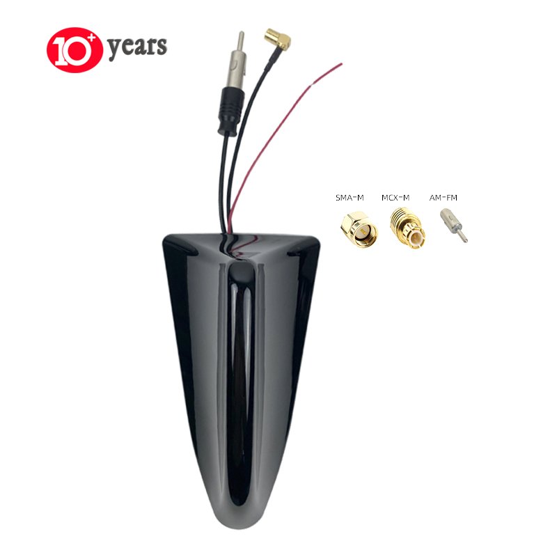 External Auto Decorative DAB AM/FM Radio Signal Booster Car Shark Fin Antenna