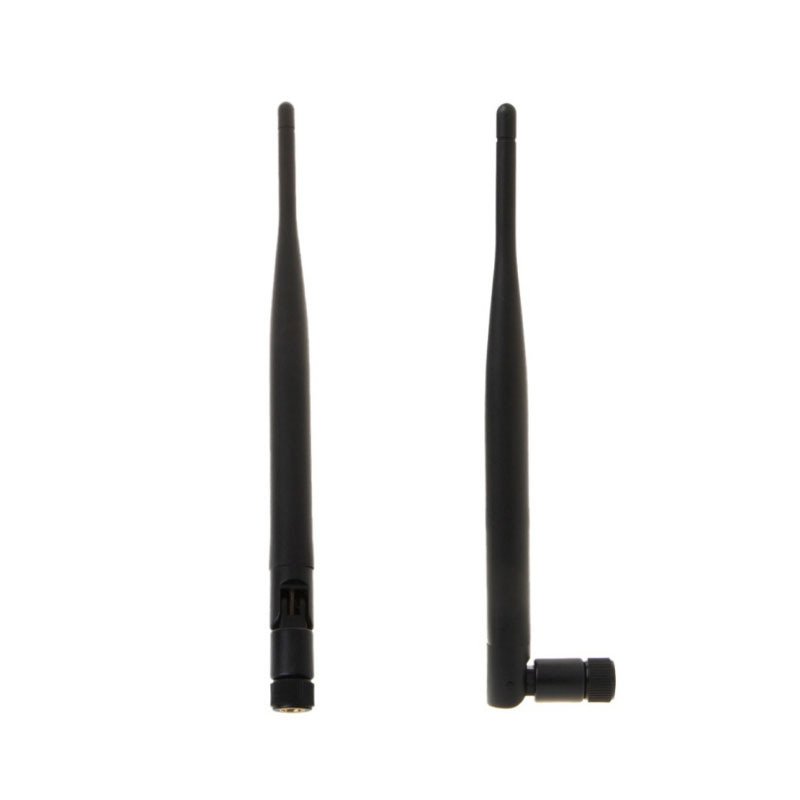2.4Gwifi antenna 5dbi folding glue stick router antenna adapter cable female head female pin external antenna