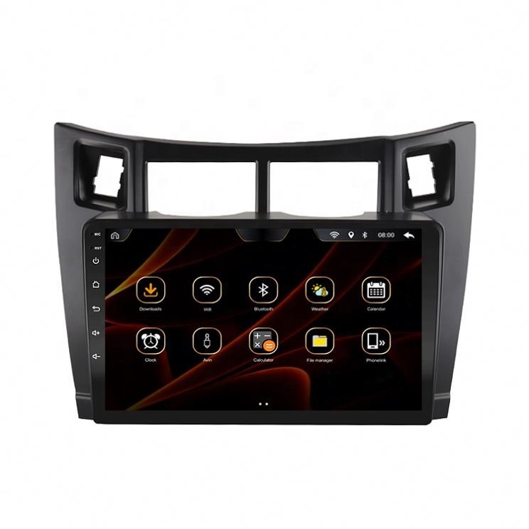 9 Inch Android for Toyota Yaris VITZ 2005 to 2011 Multimedia Stereo Car DVD Player Navigation GPS System Video Radio IPS