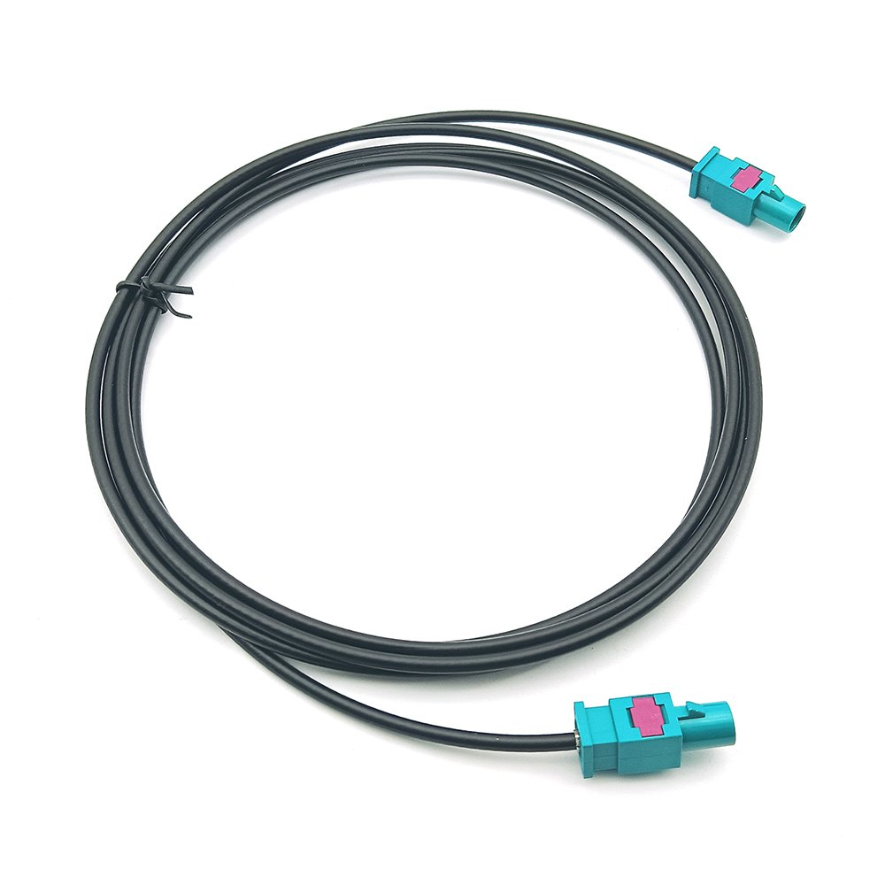 RG174 Straight Universal Fakra SMB Male to Male Car Radio Aerial Antenna Adapter Cable