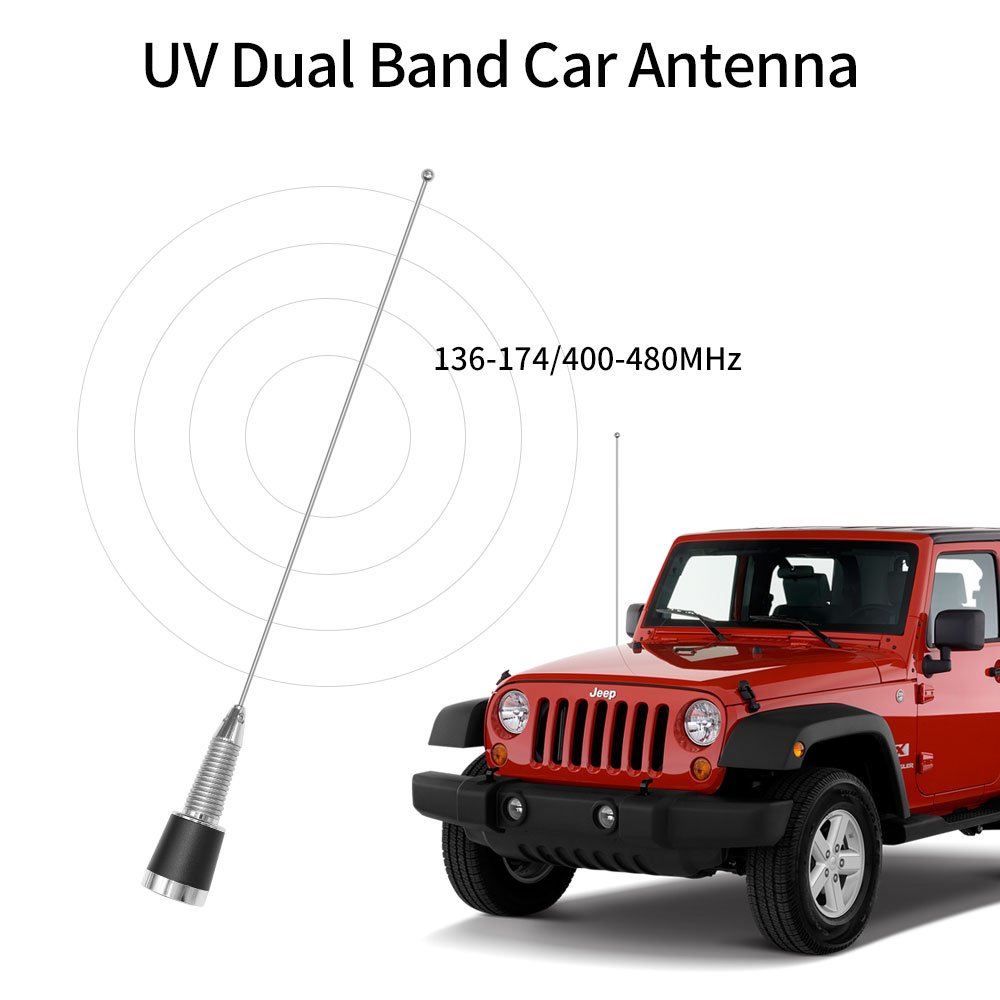 New Items Car UV Frequency Talker Vehicle Walkie-Talkie Antenna Stable Bendable Long Range Omni-Direction Antenna.