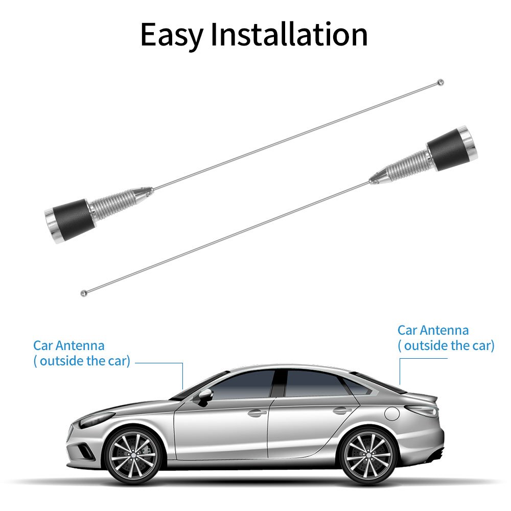 New Items Car UV Frequency Talker Vehicle Walkie-Talkie Antenna Stable Bendable Long Range Omni-Direction Antenna.