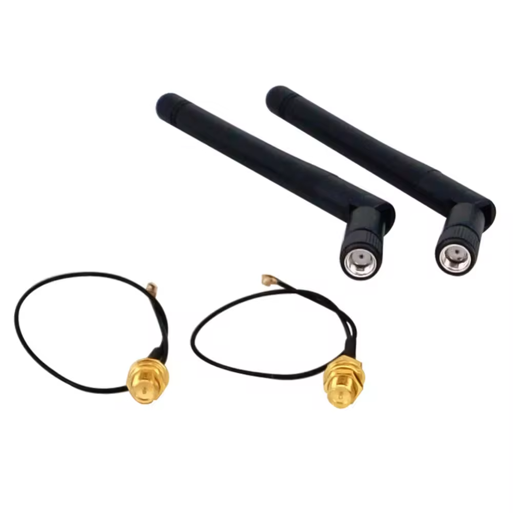 2.4G Inner Pin Rubber Antenna Wireless Module Router G Small Folded WIFI 3DBI Gain