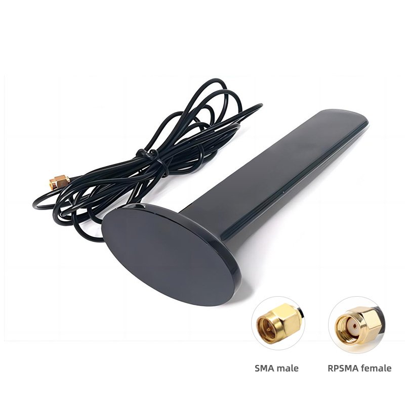 5G Magnetic Base Antenna High Gain 12dBi 600-6000mhz Outdoor Waterproof Rubber Antenna With SMA Connector