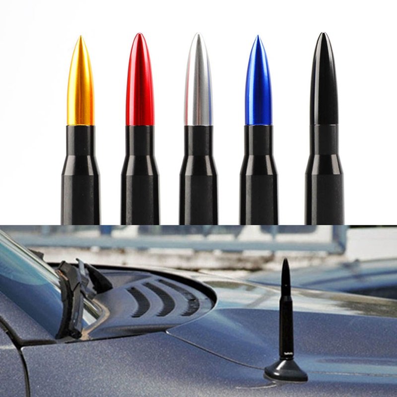 General External Accessories Car Antenna Pickup Truck Modified Motor Antenna Mast Personalized Bullet Antenna Custom logo