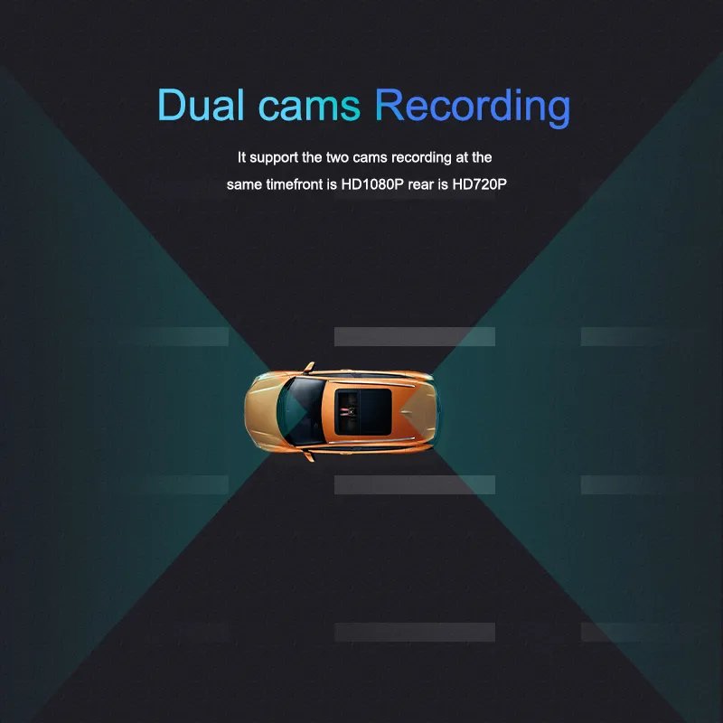 1080P Screen 4g Hidden Camera Dash Cam Dual Camera Car Dvr With App Live Front and Rear Dual Lens Dashcam With Gps Wifi