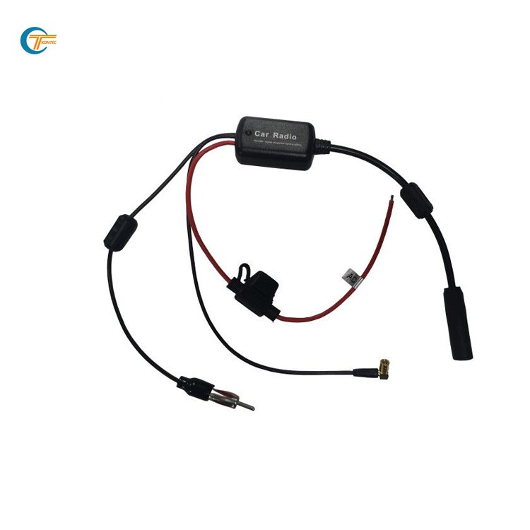 Car Radio Aerials 12V Auto Car Radio FM Antenna Signal Amp Amplifier Car Radio FM/DAB+ digital integrated signal Amplifier