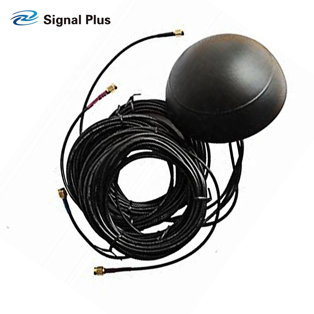 5 in 1 Outdoor IP67 long range high gain GNSS 4x4 5G MIMO WIFI MIMO antenna car gps lte 4g combo antenna for Fleet Management