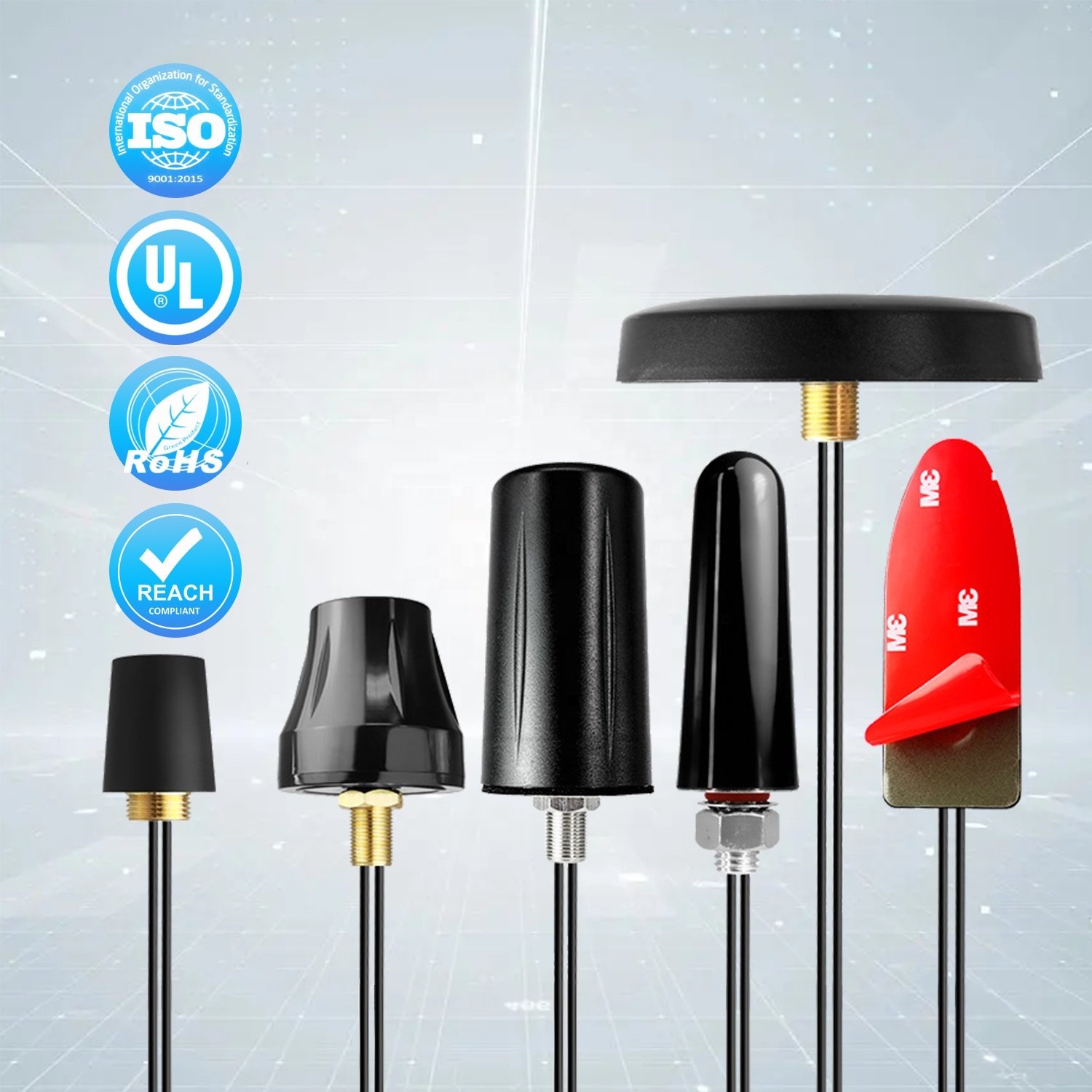 5 in 1 Outdoor IP67 long range high gain GNSS 4x4 5G MIMO WIFI MIMO antenna car gps lte 4g combo antenna for Fleet Management