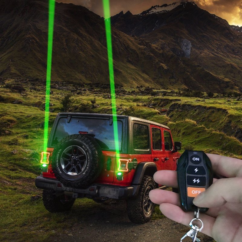 Whipless Laser Whip Lights Lighted Whip Rgbw Laser Led Whip Lights Whipless Antenna Remote