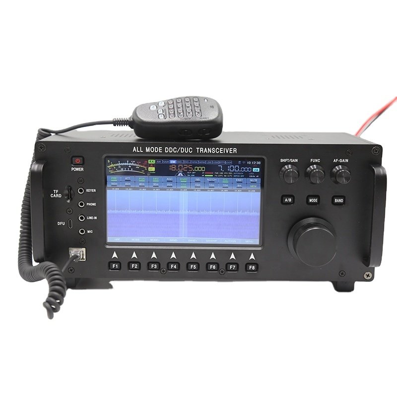 100W SDR Short Wave Transceiver RS-998 HF VHF DDC DUC All Mode Transceiver Amateur Ham Radio 0.5-750MHZ Receive Touch Screen