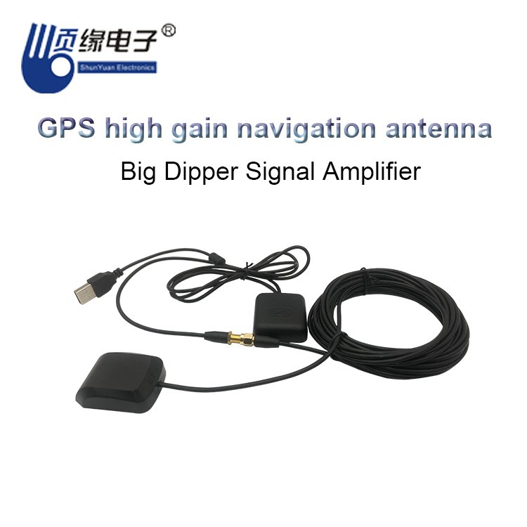Car Navigation GNSS Galileo Antenna, GPS BD Satellite Navigation and Positioning Beidou Glonass Antenna
