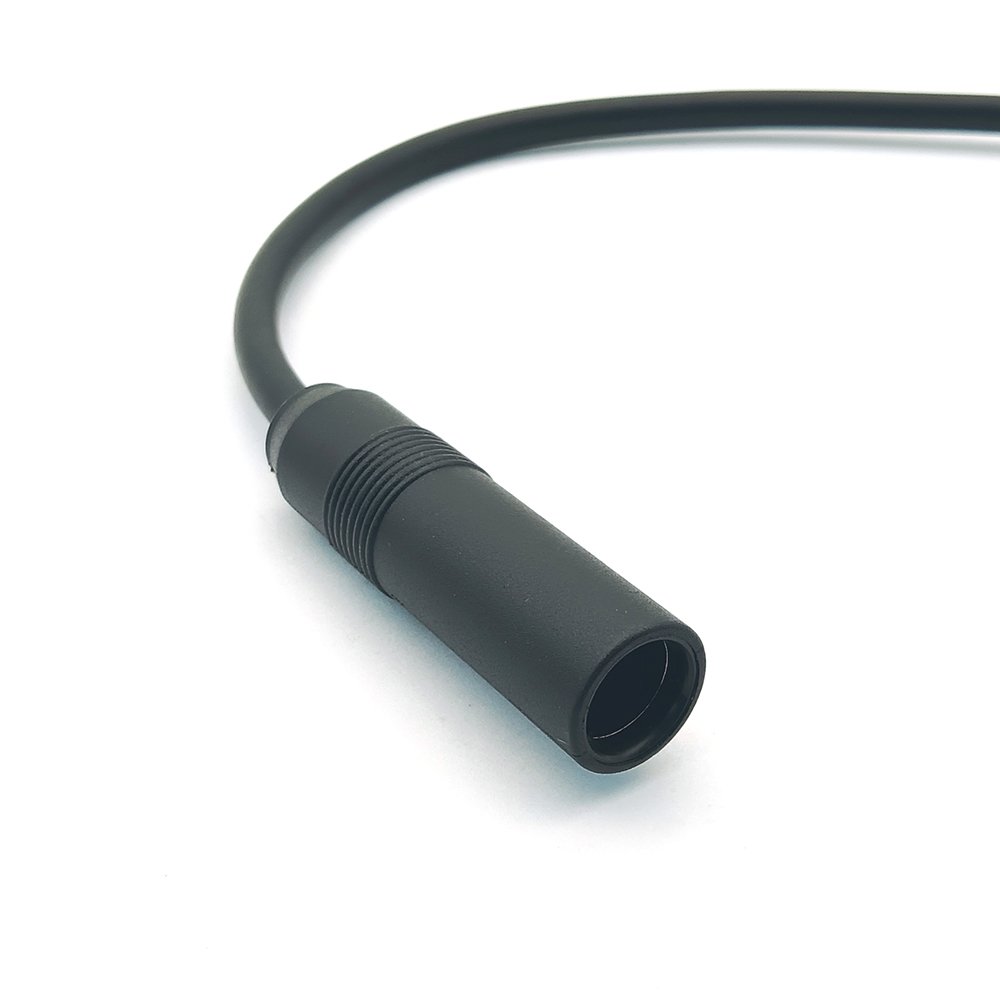 DIN Female socket to Angled DIN Male Plug Car Antenna Adapter Plug Cable for GM Ford Chrysler