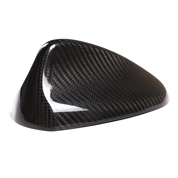 Real Carbon Fiber Car Shark Antenna Cover Sticker Decoration for 2020 Alfa Romeo Giulia Stelvio