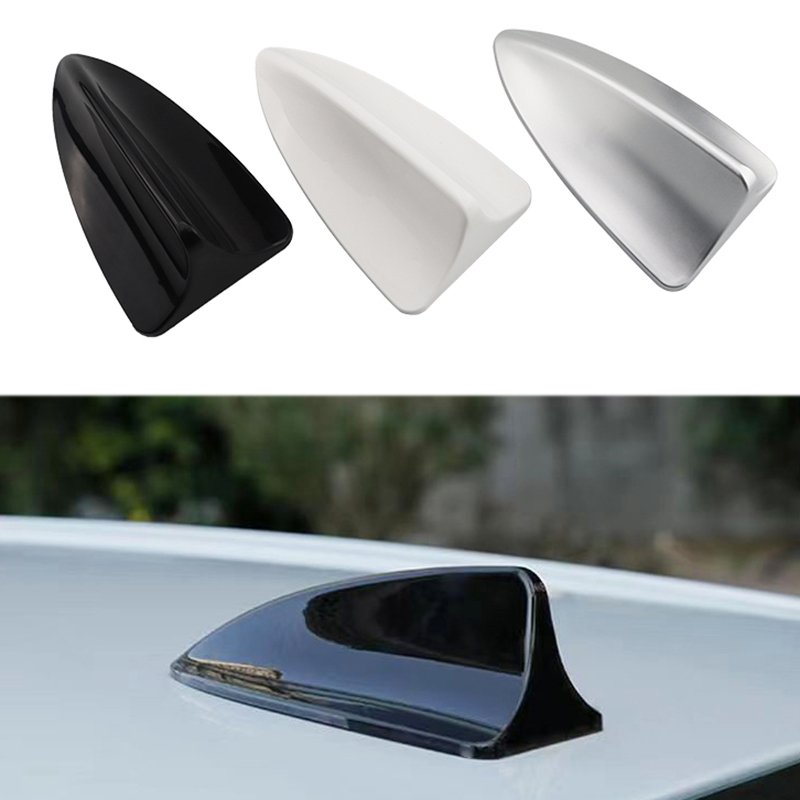 Car Accessories Modified Shark Fin Antenna General Without Lamp Paint General Car Decoration Antenna Car Mini Shark Fin Antenna