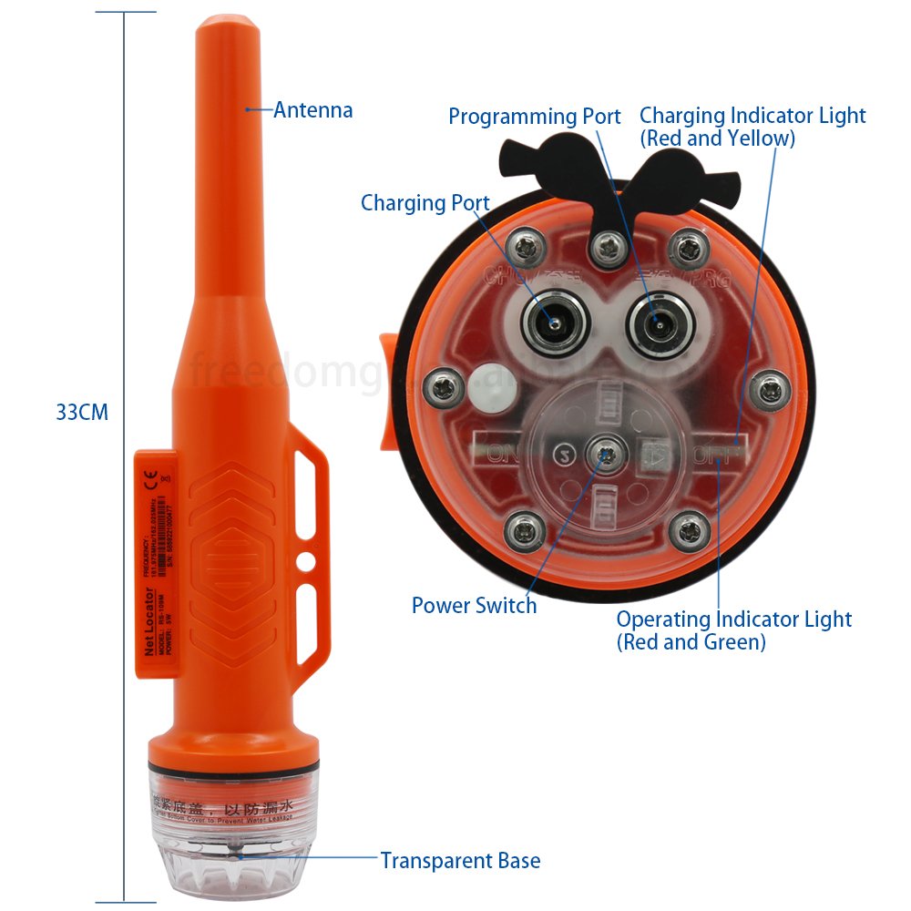 Long Range IPX7 5W Ais Transponder Fishing Net Buoy Tracker for Fishing Net Fast Receiving Positioning Gps Navigation RS-109M