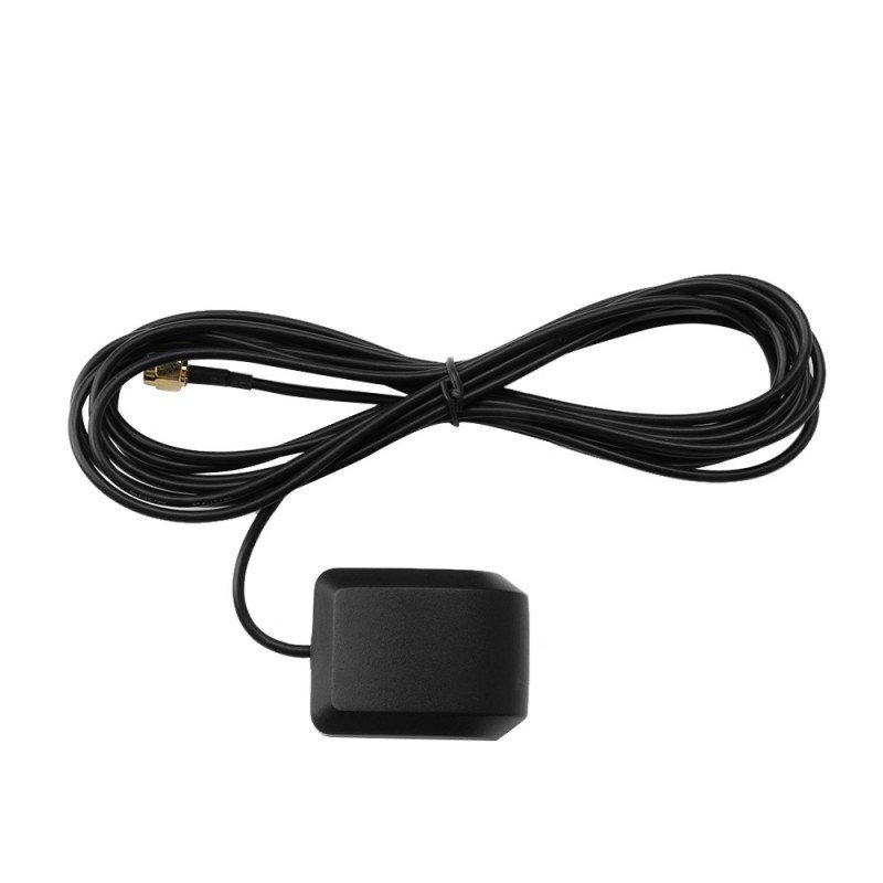 GPS Receiving Antenna SMA Male GPS Antenna with 6inch U.FL IPX IPEX to SMA Pigtail Cable for Car GPS Receiving System