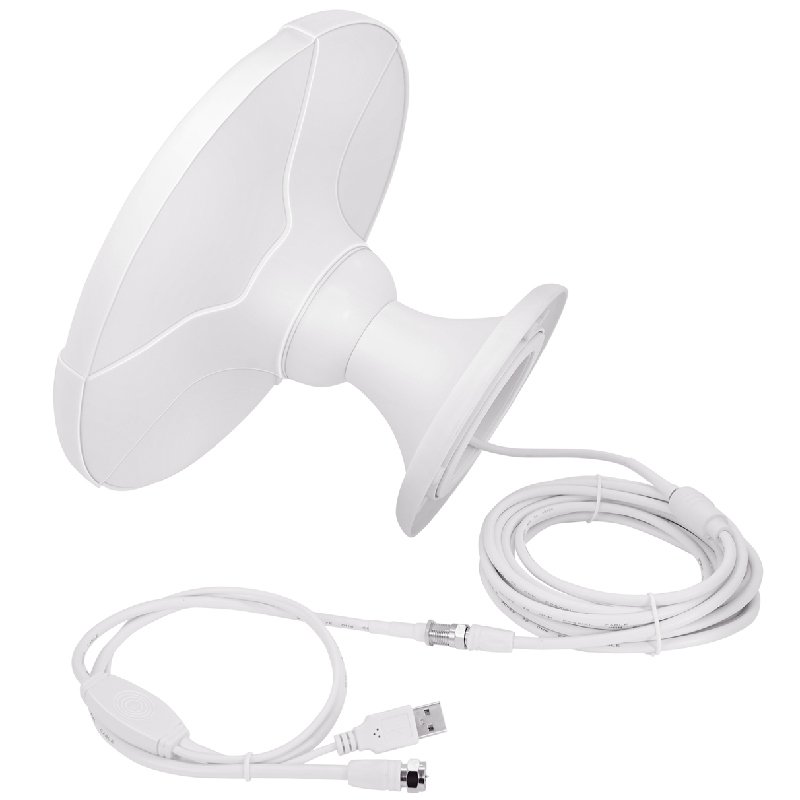 High Performance RV Caravan Camping Outdoor Digital TV Antenna 360 Dual Omni Directional Car TV Antena