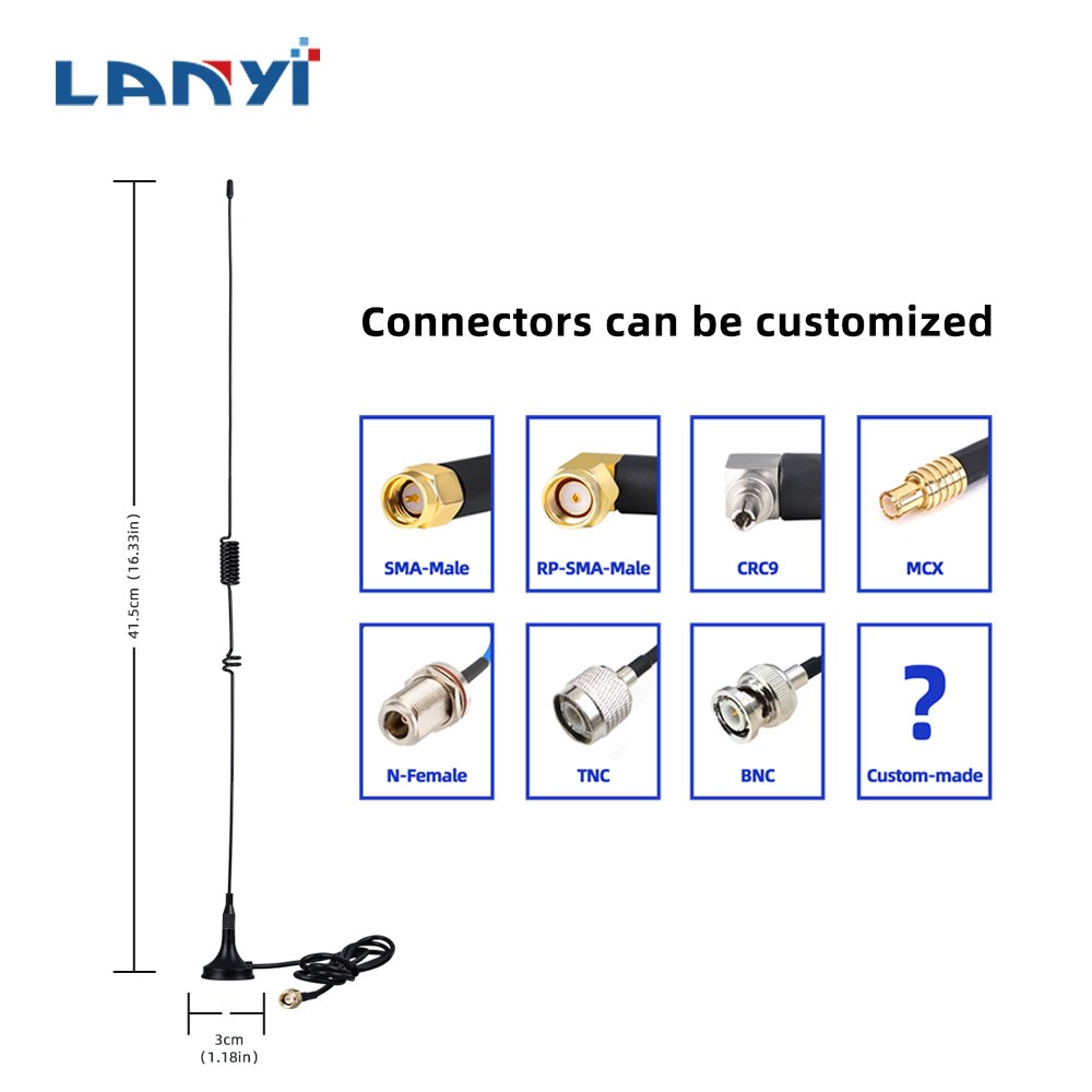 Car Antenna UT-106 SMA-Female Magnetic HF Vehicle Mounted For Baofeng 888S UV-5R TYT Walkie Talkie Radio