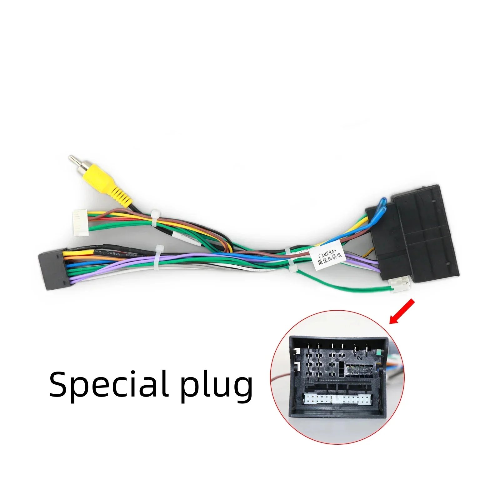 Special Power Cord for Volkswagen Golf 7 Tiguan Passat VW Jetta Polo WT5 Transporter Suitable for Icreative Brand Car Radio