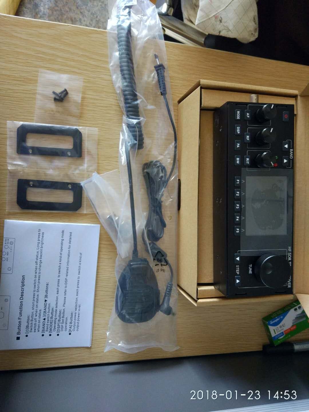 HF radio 0.5-30mhz mobile car transceiver